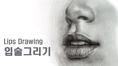 입술 드로잉(Lips drawing) | Lips drawing, Drawings, Lips