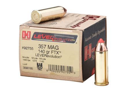 HORNADY AMMO 357 MAG 140 GR FTX LVREV @ Vance Outdoors