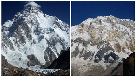 Annapurna vs K2: Location, History, Routes, Difficulty - Comparison