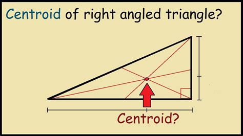 Centroid of a right angle triangle (Graphical Proof) - YouTube