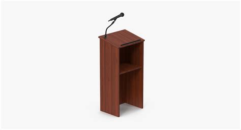 Podium with Microphone