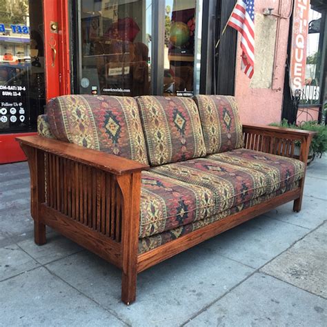 On a Mission | Classic Mission-style Sofa — Casa Victoria Vintage Furniture Los Angeles