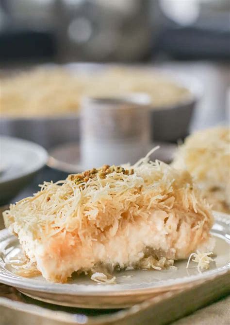 Knafeh, A Lebanese Sweet Cheese Recipe - Grace J Silla