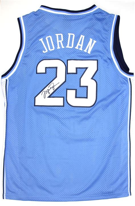 MICHAEL JORDAN Hand Signed North Carolina Singlet Jersey with COA