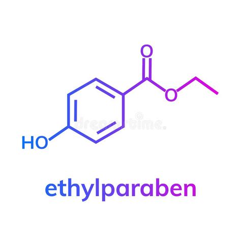 Set of parabens stock vector. Illustration of food, isopropylparaben ...