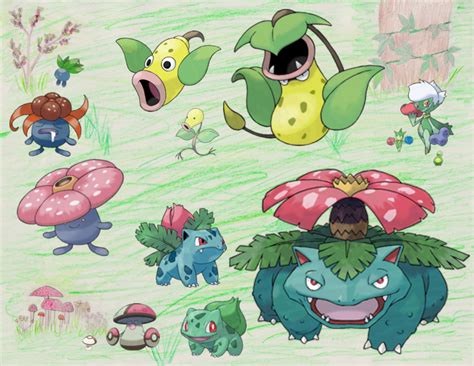 Grass/Poison Pokemon by Manaki267 on DeviantArt