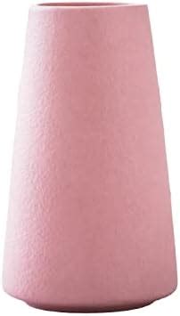 Amazon.com: Arawat Ceramic Pink Vase Flower Vase for Home Decor Modern Style 9.5 inch Tall Vase ...