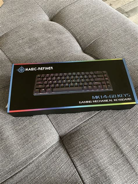 Magic Refiner MK14 RGB Gaming Keyboard With Blue Switches. NEW BOXED | eBay