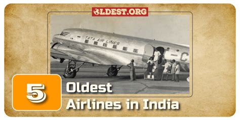 5 Oldest Airlines in India - Oldest.org