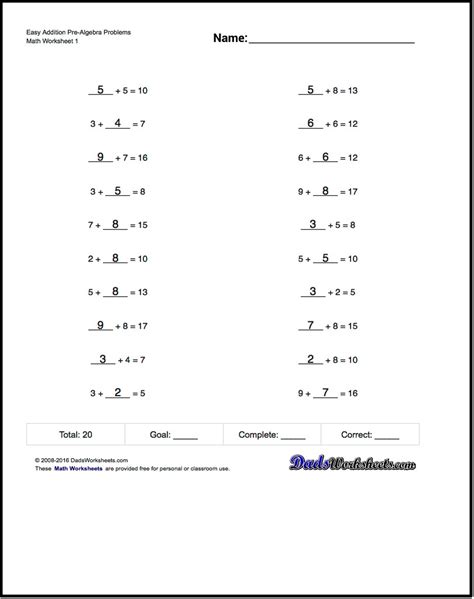 Rise Over Run Worksheets