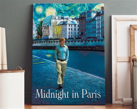 Midnight in Paris Poster Canvas Midnight in Paris Canvas Print ...