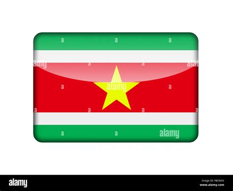 The Surinam flag Stock Photo - Alamy