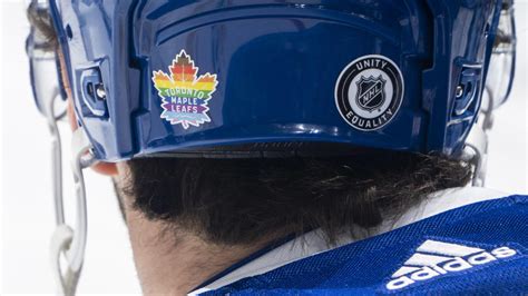 Ilya Samsonov opts out of wearing helmet decal as Leafs celebrate Pride ...