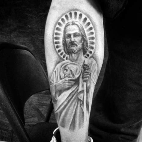 40 St Jude Tattoo Designs For Men - Religious Ink Ideas