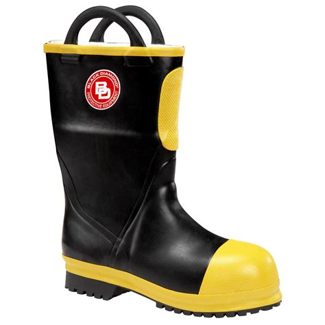 Rubber Insulated Firefighter Boots 11-inch NFPA - by Black Diamond ...