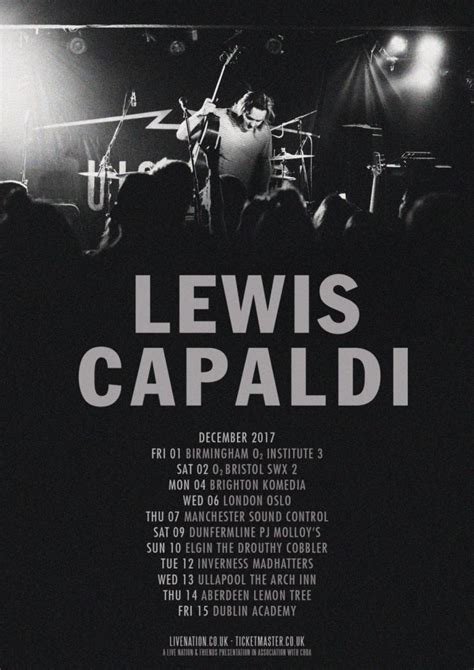 lewis capaldi tour - Tenement TV