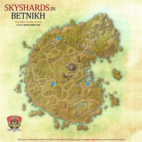 Betnikh Skyshards Location Map - ESO | game-maps.com