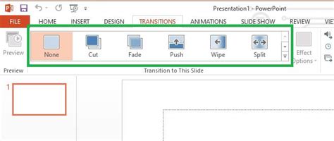 Applying Transitions to Slides in MS PowerPoint - GeeksforGeeks