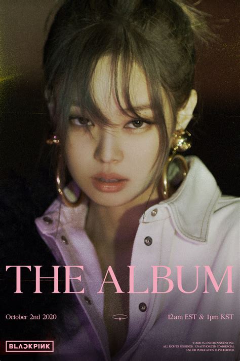 BLACKPINK's Jennie shoots a look in 'The Album' teaser poster | allkpop