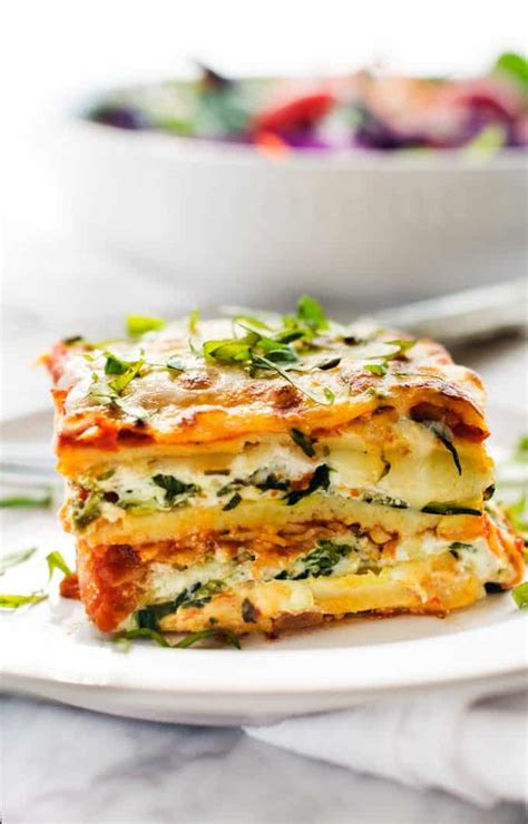 Easy Vegetable Lasagna Recipe - Gluten Free - Wendy Polisi