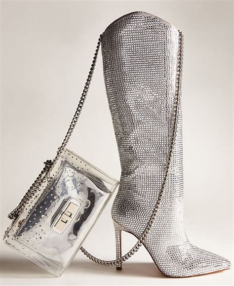 Steve Madden Violetta-R Rhinestone Boots & Reviews - Boots - Shoes - Macy's