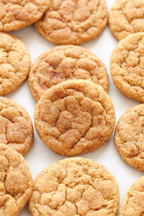 Soft & Chewy Pumpkin Snickerdoodle Cookies