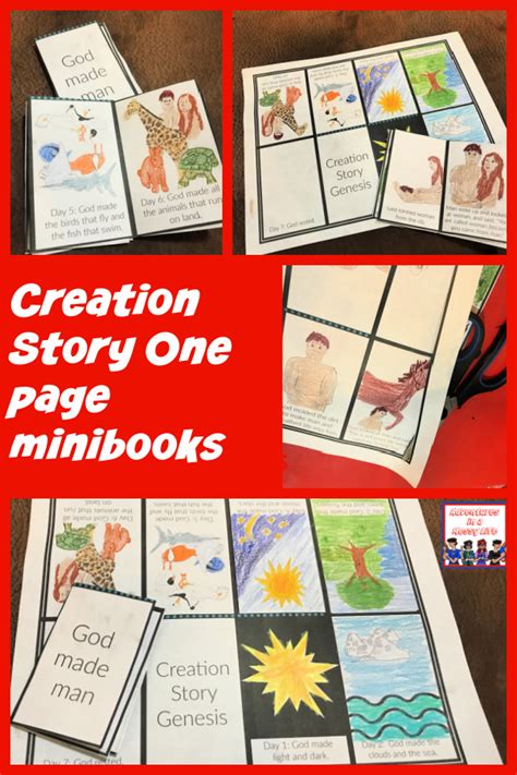 Creation story minibook