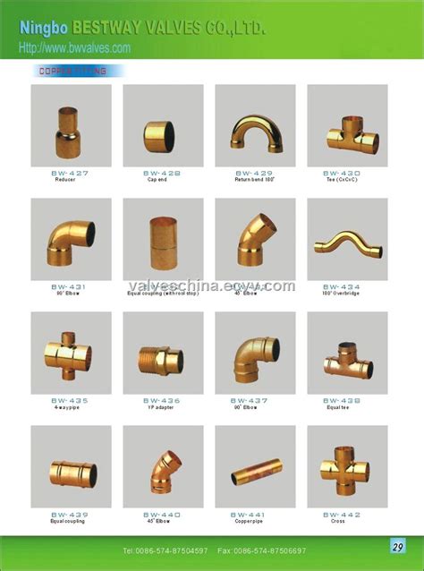 Copper Pipe Fittings Names And Images - FitnessRetro