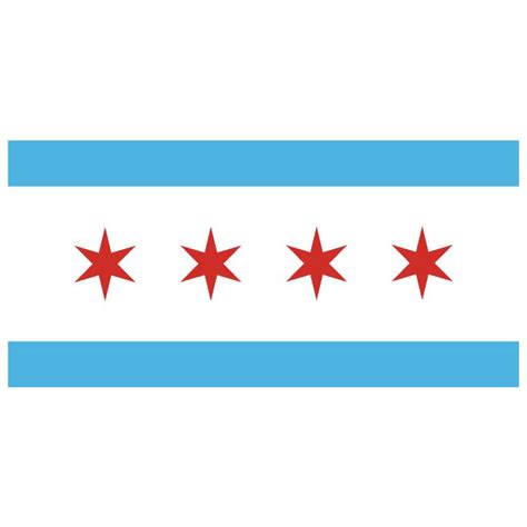 Chicago city flag.eps Royalty-free Stock Vector Images