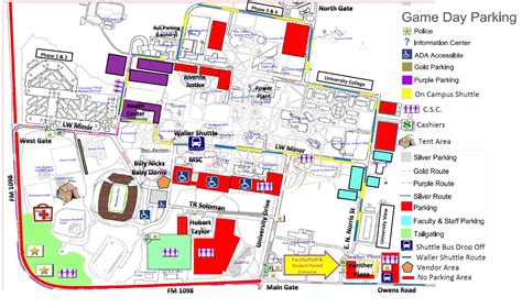 West Texas A M Campus Map