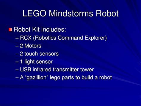 LEGO Mindstorms Robot and Java - ppt download