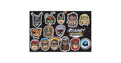 The Aquabats! Super Show Season 2 Sticker Sheet