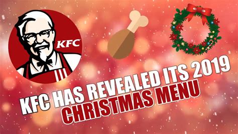 KFC launches Christmas menu - and it includes festive fries and a ...