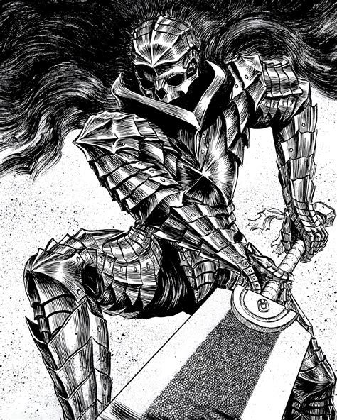 Guts in the Berserker Armor for the first time Chapter: 225, colored ...