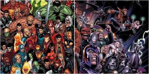 Superheroes And Their Villains