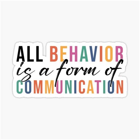 "All Behavior Is A Form Of Communication, Applied Behavior Analysis ...