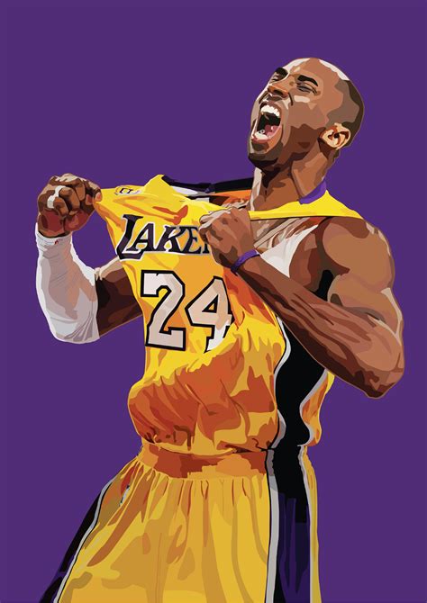 NBA Illustrations on Behance | Kobe bryant poster, Kobe bryant, Kobe ...