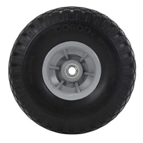 Cosco 10 in. x 3 in. Flat-Free Replacement Wheels for Hand Trucks (2 ...