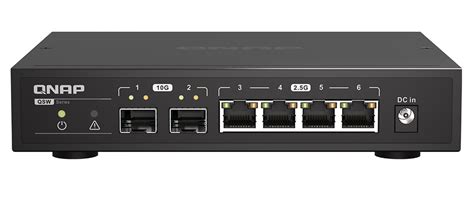 10GB Ethernet Switch, 2 X 10GBE SFP+, 4 X 1Gbe/2.5Gbe RJ45 Ports | SnapperNet