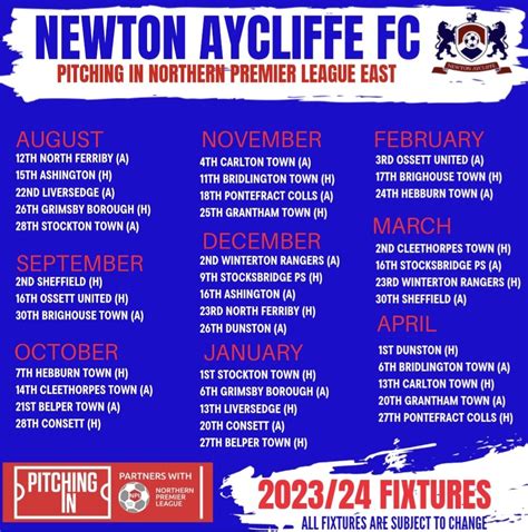 Newton Aycliffe FC on Twitter: "𝙊𝙪𝙧 2023/24 𝙋𝙞𝙩𝙘𝙝𝙞𝙣𝙜 𝙄𝙣 𝙉𝙤𝙧𝙩𝙝𝙚𝙧𝙣 ...