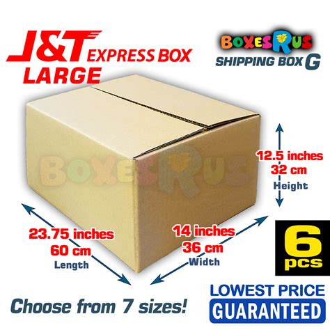 Large Shipping Box 6 pcs Box G single wall or 3 pcs double wall ...