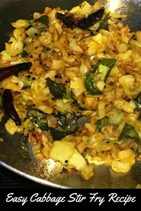 Shredded Cabbage Stir Fry Recipe Vegetarian | Recipe | Cabbage stir fry ...