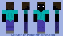 Black Steve Minecraft Skin