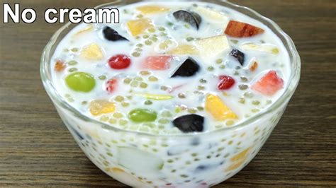 Easy Sago dessert | Fruit Dessert Recipe | Recipe Learn