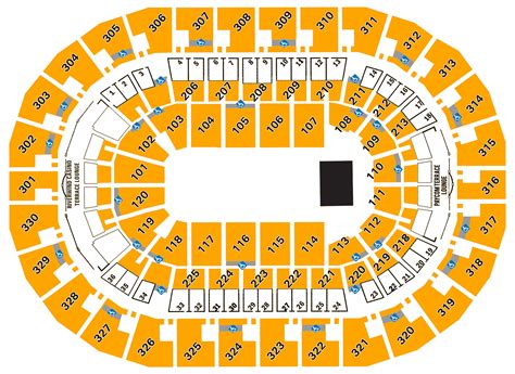 Okc Thunder Arena Seating Chart | Elcho Table