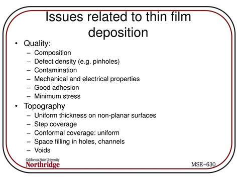 PPT - Thin Film Deposition PowerPoint Presentation, free download - ID ...