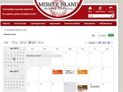 Three-Year MISD School Calendar Approved - Mercer Island, WA Patch