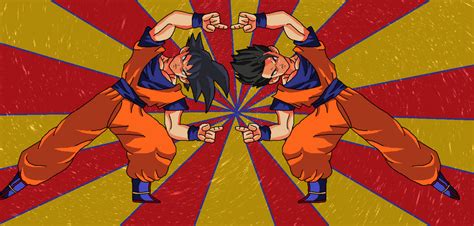 fusion dance goku+gohan by Naruttebayo67 on DeviantArt