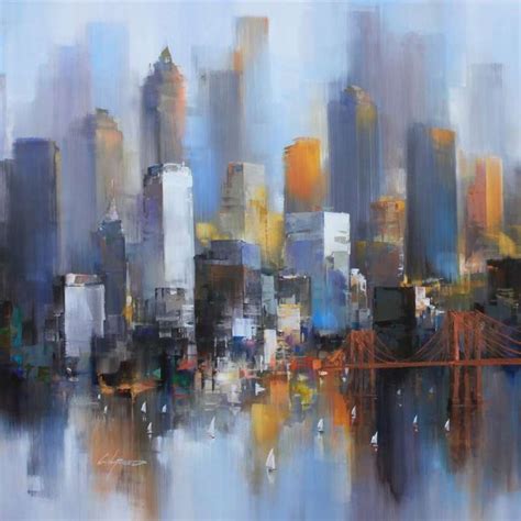 17 Best images about Atmospheric Perspective on Pinterest ... | City painting, Abstract art ...