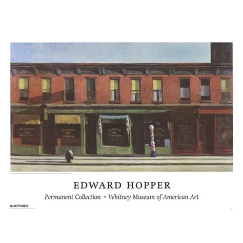 EDWARD HOPPER Early Sunday Morning 27" x 36.5" Poster 2002 Realism ...